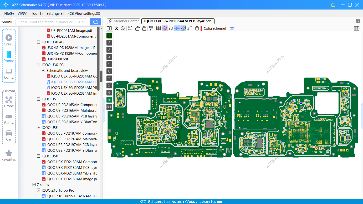 VIVO IQOO U3X 5G-PD2054AM PCB Layer